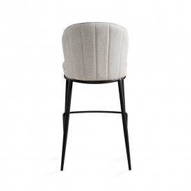 Angie Counter Chair: Grey Linen